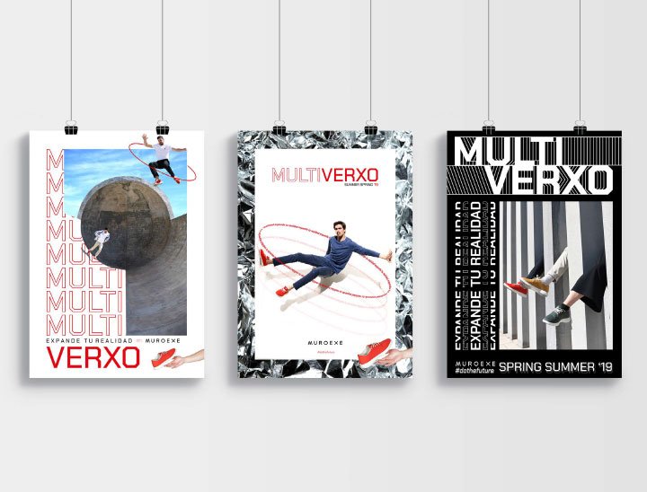 Carteles de la campaña Multiverxo de MuroExe
