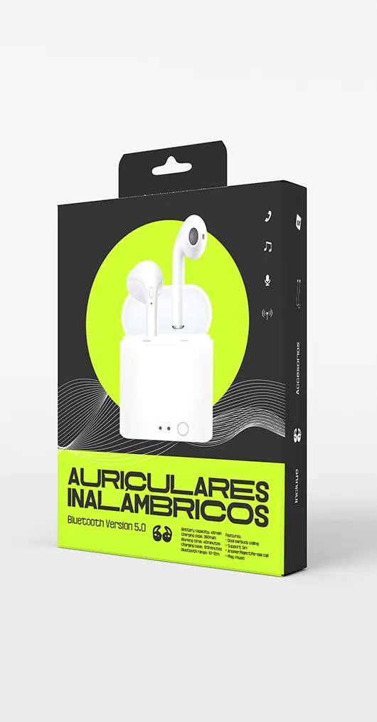 Caja de los auriculares inalámbricos de NK Headphones