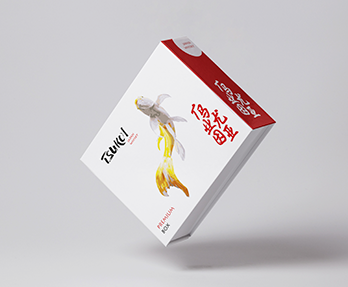 Caja de Tsukoi con ilustración de pez koi